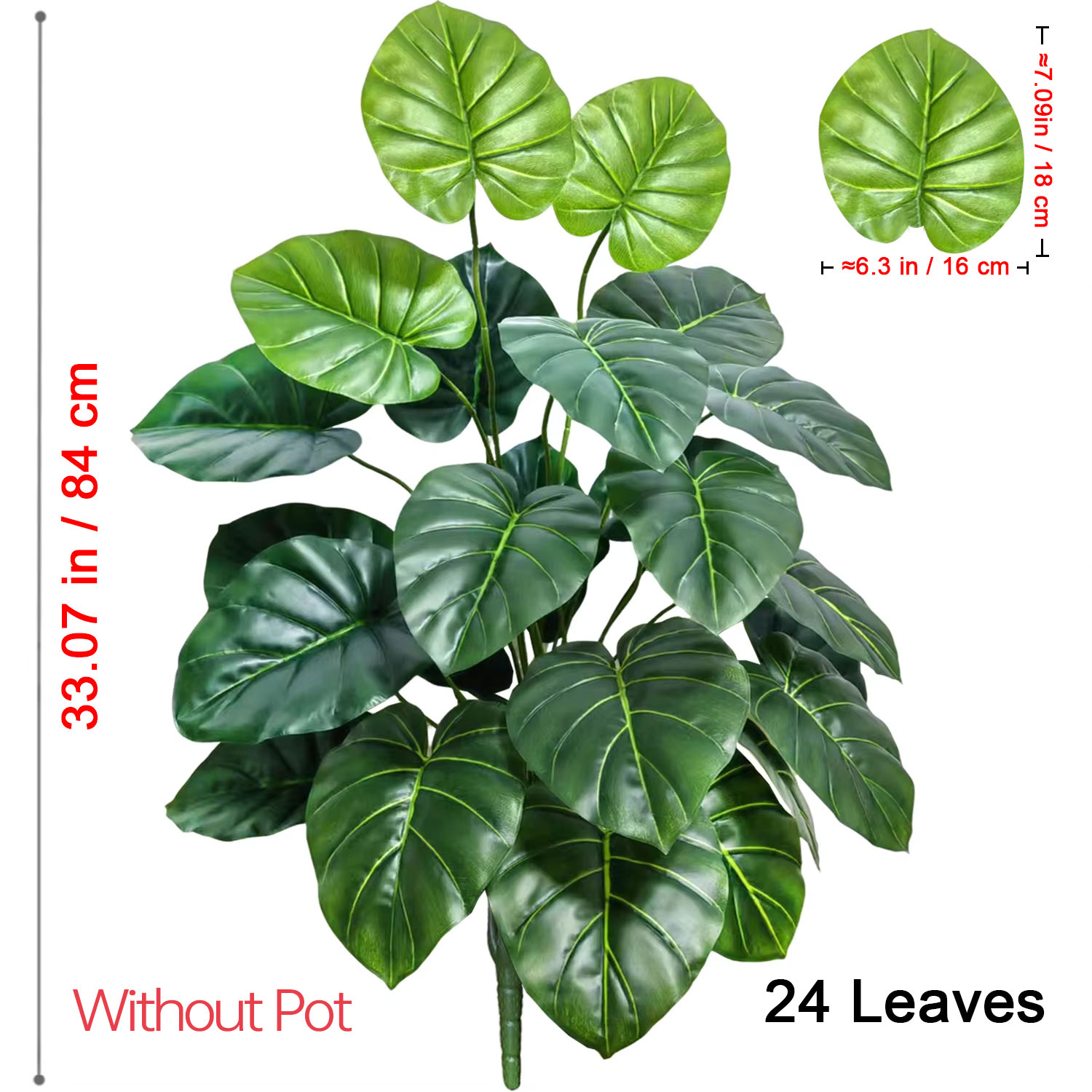 ต้นปาล์มประดิษฐ์เหมือนจริง 1 ช - Monstera Adansonii บทวิจารณ์และราคา
