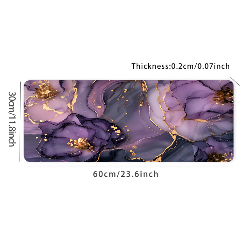 แผ่นรองเมาส์ลายหินอ่อนสีม่วง พ - Tradescantia Purple บทวิจารณ์และราคา