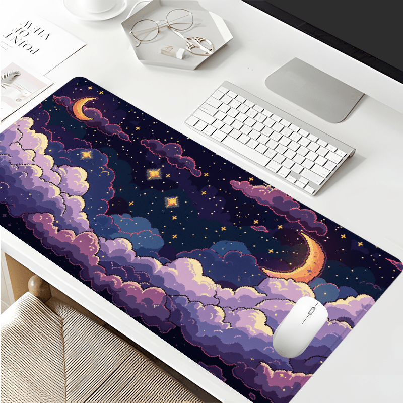 แผ่นรองเมาส์ลายเมฆสีม่วง - แผ่ - Tradescantia Purple บทวิจารณ์และราคา